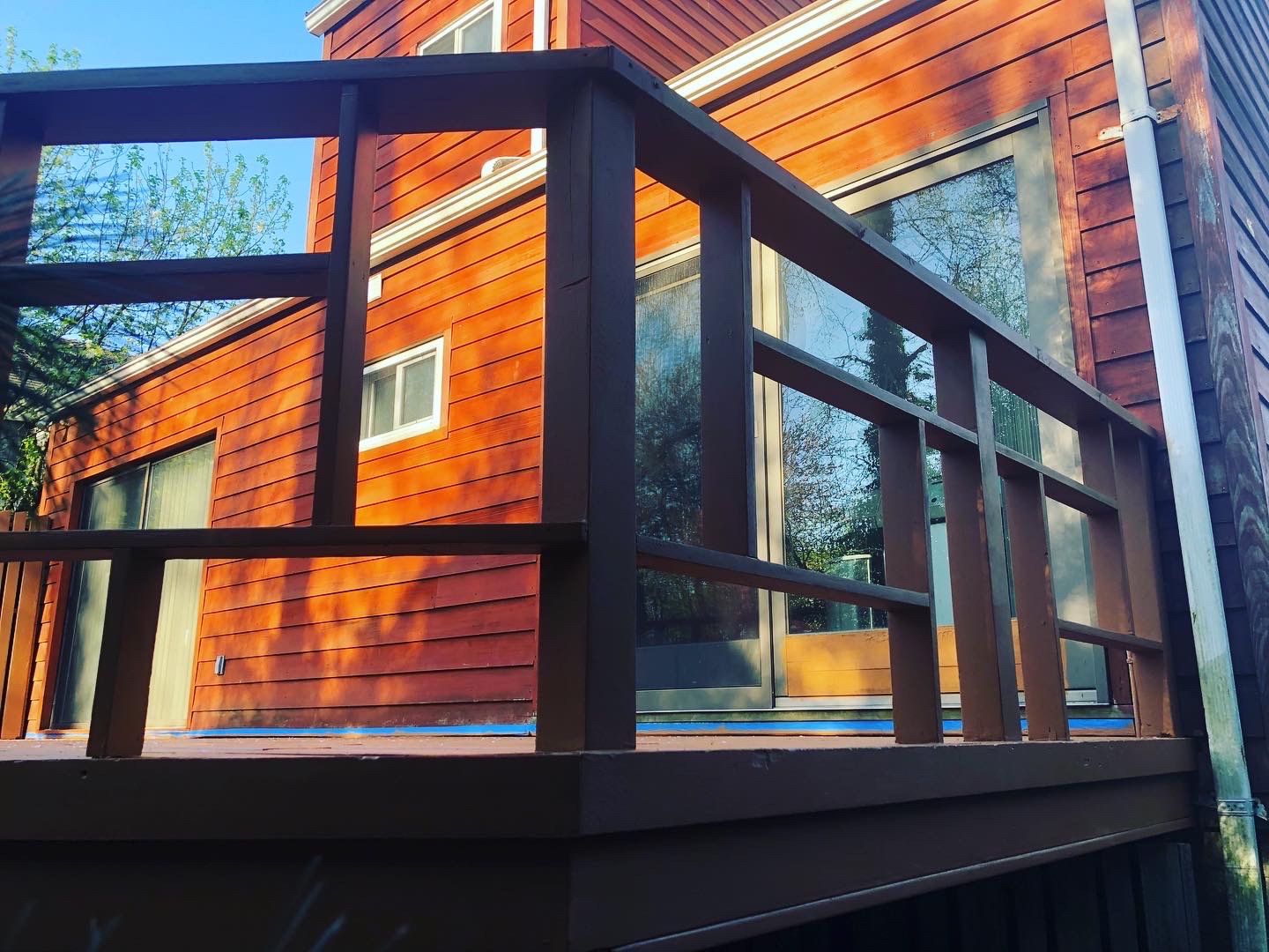 Rustic Wood Deck - View 2