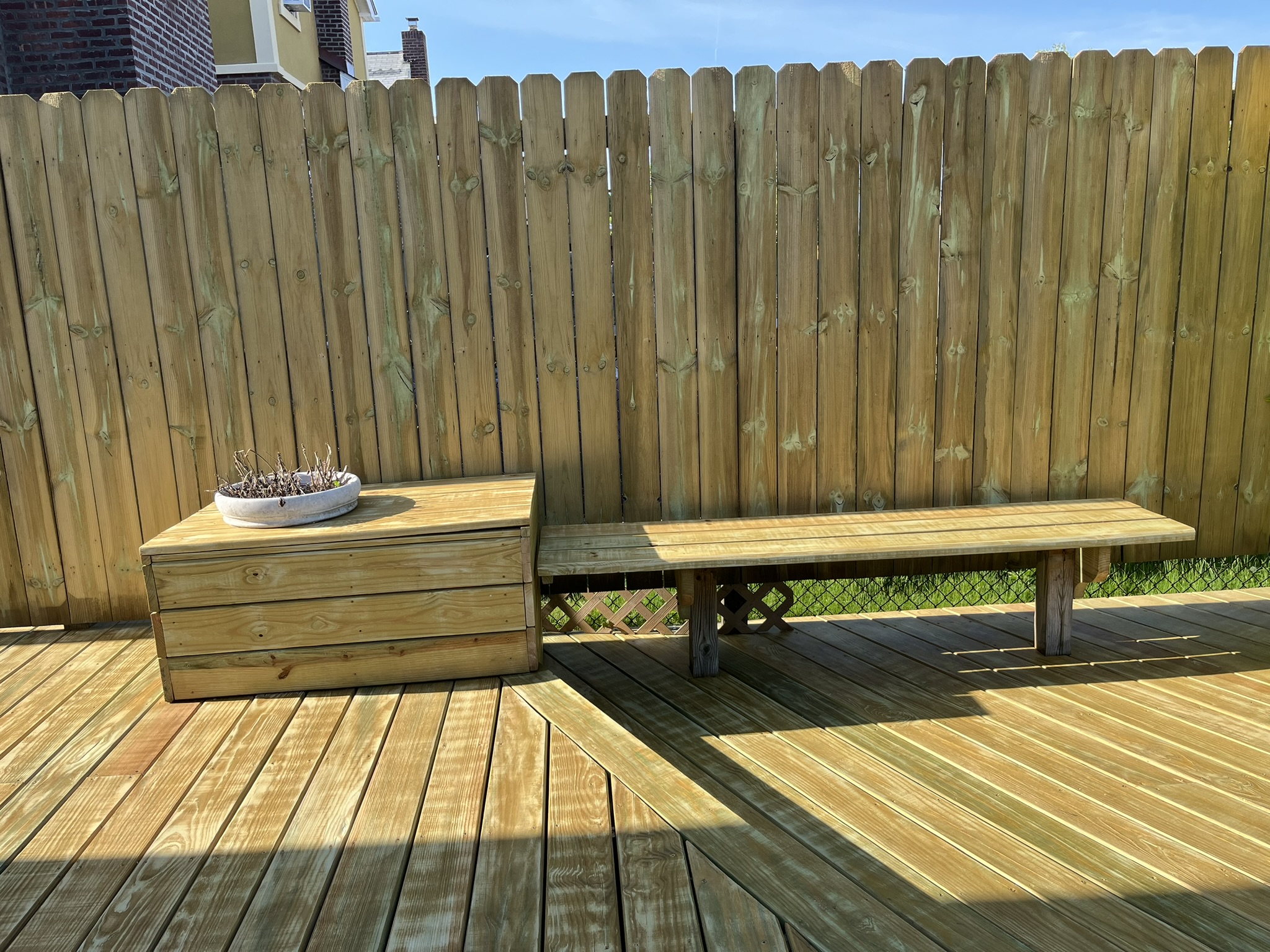 Pressure Treated Wood Deck