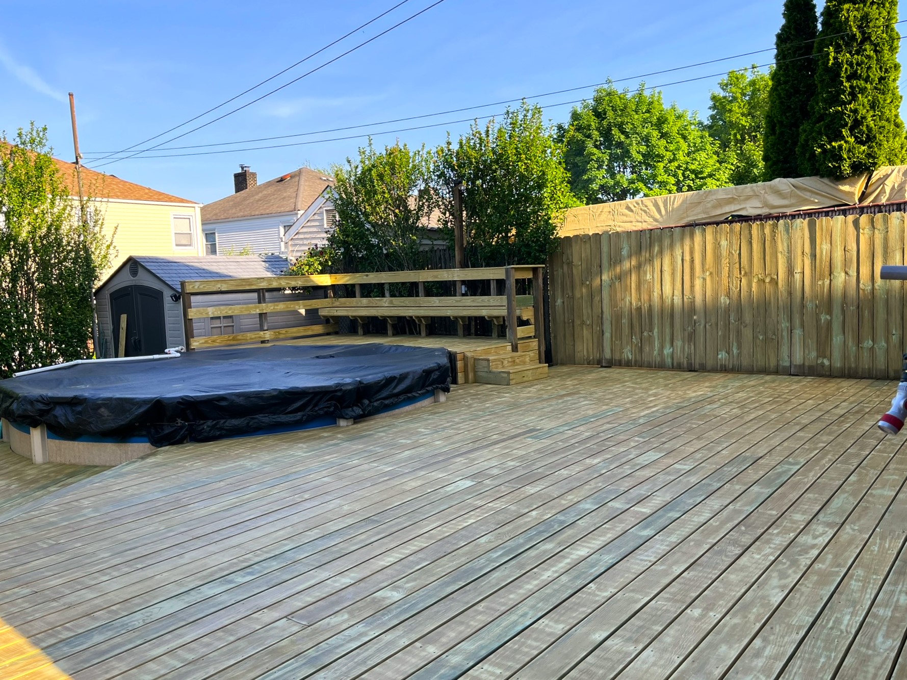 Pressure Treated Wood Deck - View 3